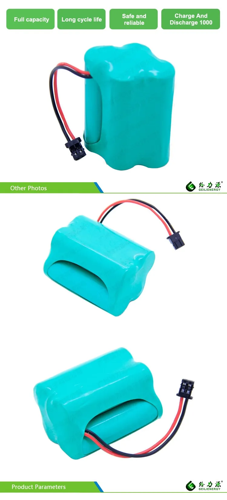 Batteria Ricaricabile Ni-MH 4.8V 1200mAh Per Auto Telecomandate - Con Caricatore USB - Foto 5