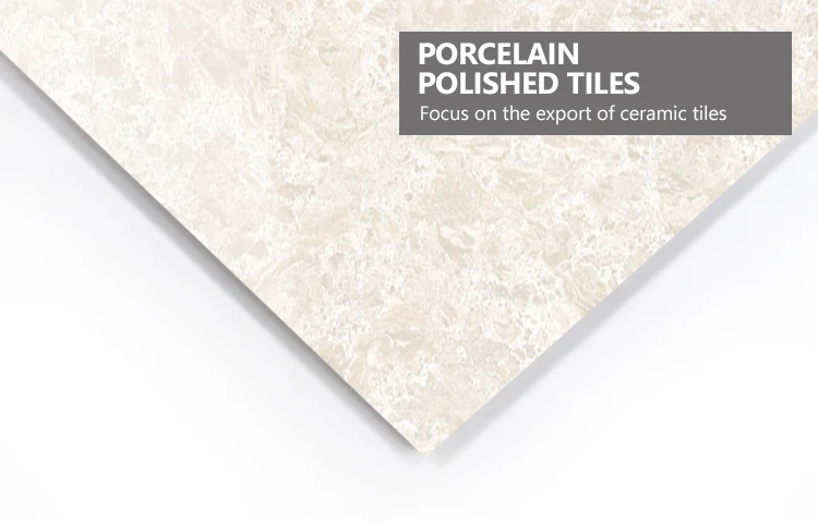 Galaxy polished porcelain living room tile 24x24 glossy plain white vitrified floor tiles