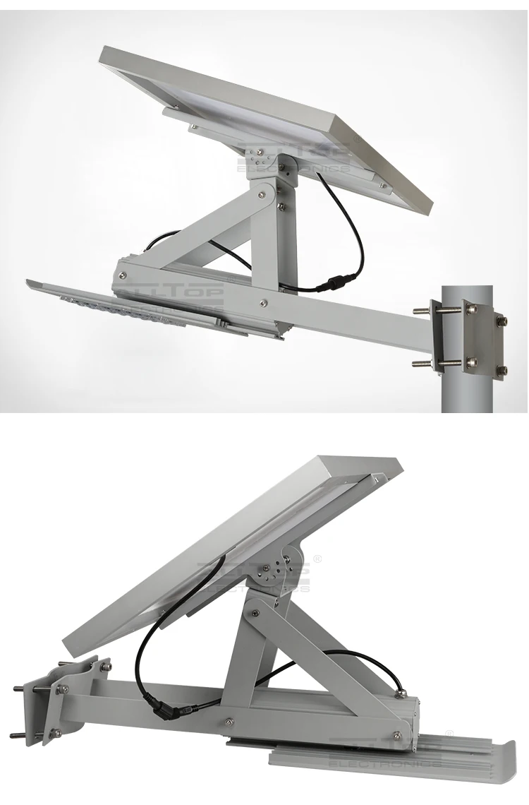 High quality outdoor waterproof ip66 Aluminum solar led street lamp 24w 36w