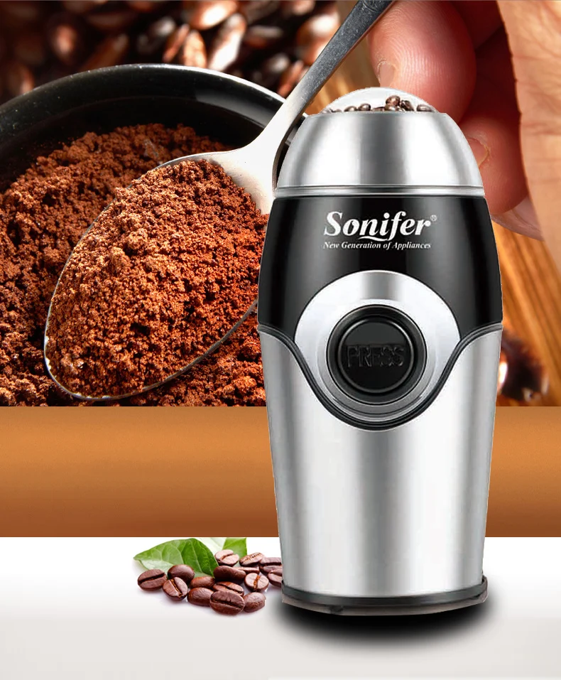 Portable Mini Electric Stainless Steel Instant Coffee Powder Grinder