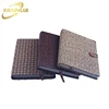 Yanhua A5 Size Logo Printed Promotional Weaving Paper Notebook