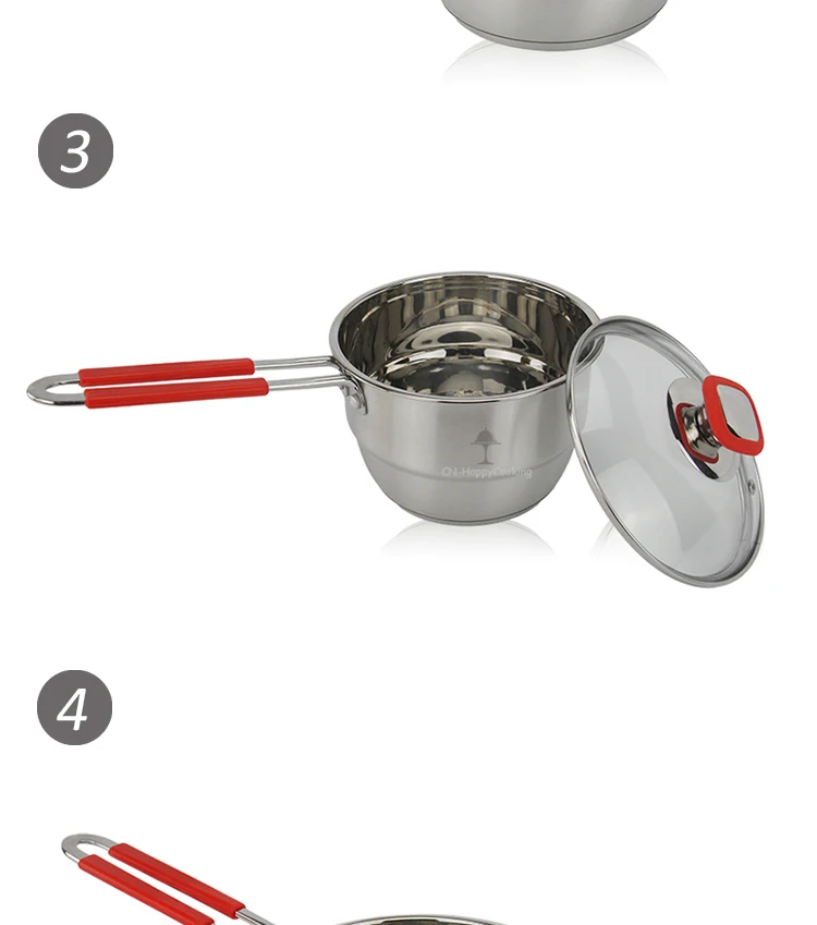 stainless steel small cooking pot hc-01619-a