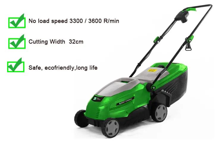 Hand Push Electric  Lawn Reel Mower Yard Machine For Sale
