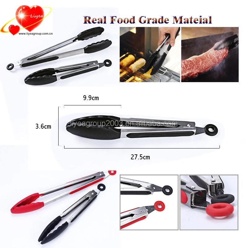 black silicone cooking utensils