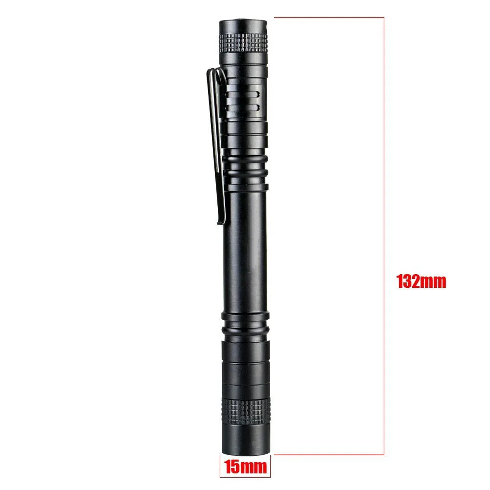 500 Lumen Led Medical Penlight,Edc Aircraft Xpe Q5 Black Nurse Penlight With Pocket Clip Buy