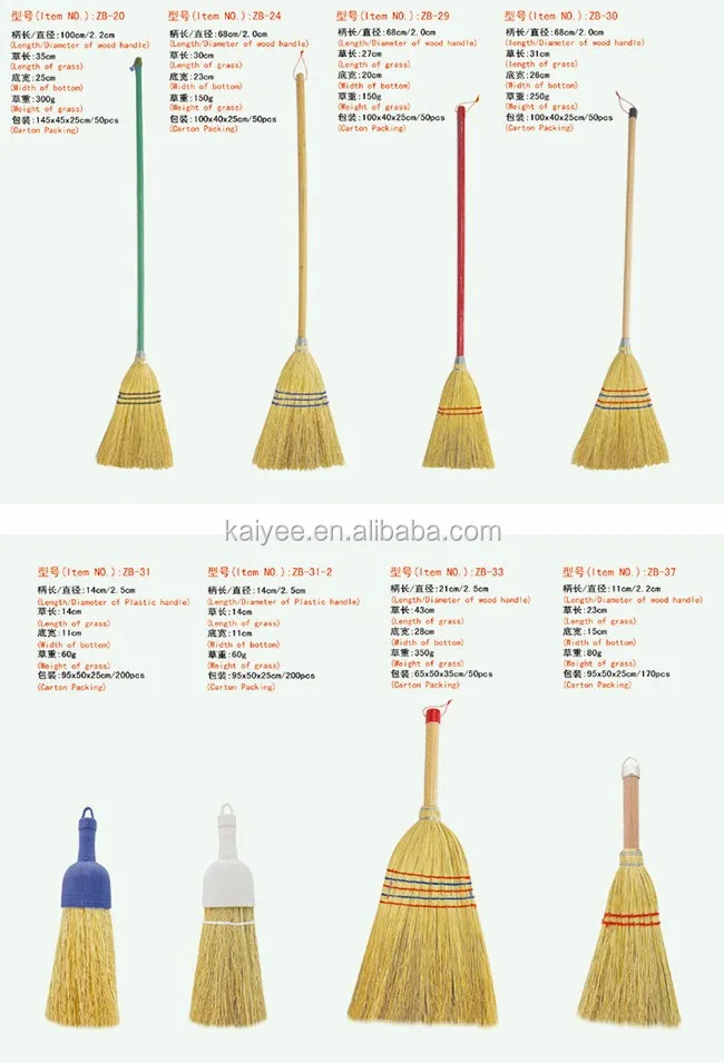 Handmade Brooms Cheap Wholesale Long Handle Garden Straw Brooms Buy