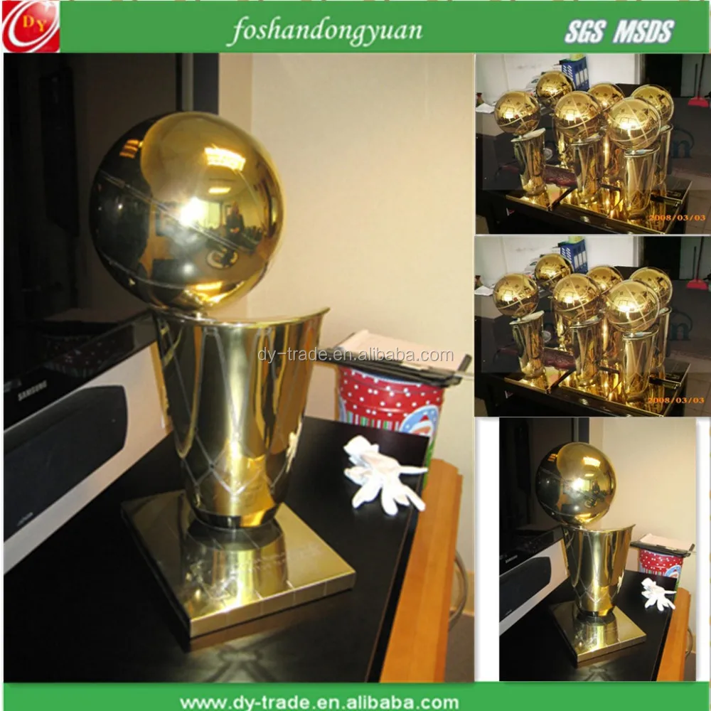 Gold Championship Stainless Steel Trophy
