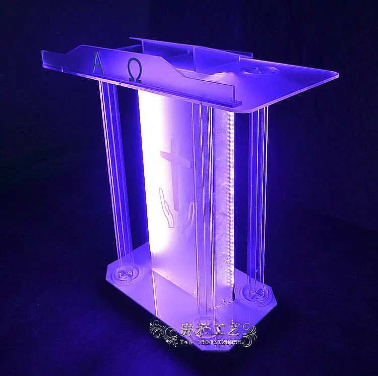 Guiheyun Modern Pulpit Designs,Organic Glass Church Pulpit - Buy Clear ...