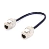 0.5m SSTP Fully Shield Female to Female Cat6A Keystone Module Jack Extension Cable