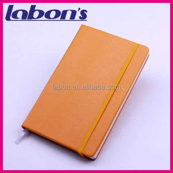 Media orange soft cover notebook dari pabrik partai besar 