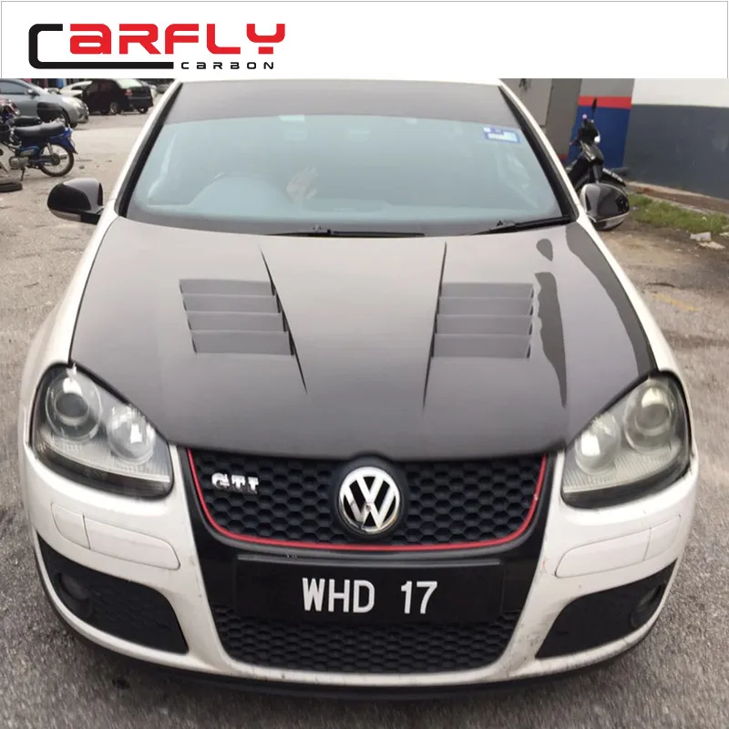 Front Bonnet For Vw Golf5 Mk5 Carbon Fibre Primed Hood With Vent - Buy ...