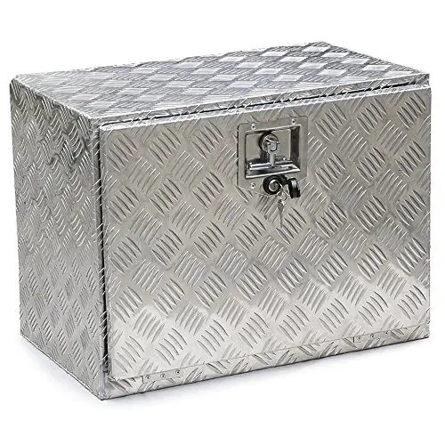 Delta 814000 White 32-5//8 Long Steel Portable Utility Chest Truck Box