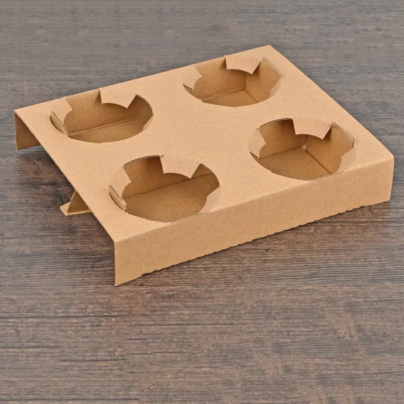 Recyclable And Reusable Cup Holder Trays For 2 Or 4 Of China Supplier