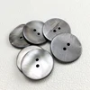 Genuine Smoke Mother of Pearl Buttons Set 20MM 15MM Natural Grey MOP Shell Buttons Bulk Blazer Buttons for Men