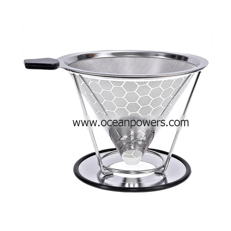 Best Selling Product On Amazon Stainless Steel Reusable Drip Cone