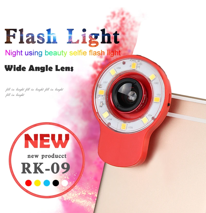 China Supplier Mini Selfie LED Flash Fill Light For Cell Phone Smartphones