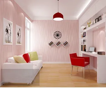3d self-adhesive wall paper mural nonwoven striped wallpaper for