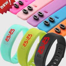 New Silicone Water Resistant Wrist Strap Kids Watches for Women Men Digital Bracelet Sports Swimming Diving LED Watch XH106