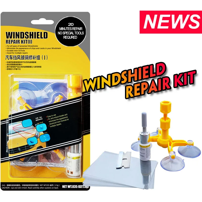 8 In 1 Windshield Repair Kit Bunnings Car Glass Repair Kit Buy