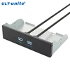 ULT-unite 2 Port USB 3.0 5.25 inch Custom Computer Case CD ROM Drive Bay Expansion Front Panel