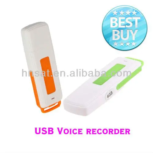 hidden audio recording devices, mini usb flash drive voice recorder HNSAT UR-08