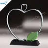Popular clear apple theme K9 crystal trophy award for souvenir