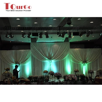 Tourgo Hot Sale Led Drape Fabric Curtain Stage Light For Wedding Ceremony Backdrops Buy Wedding Backdrops Wedding Ceremony Backdrops Fabric Wedding