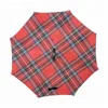 Shangyu factory 23&quot auto open double canopy reverse car umbrella with C handle