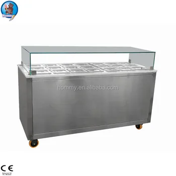 topping bar refrigerator