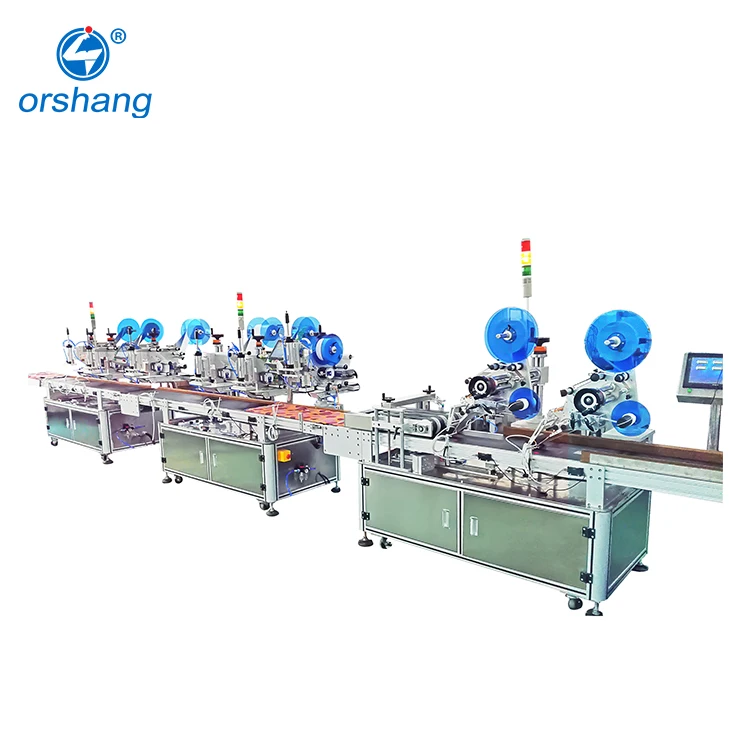 Orshang Hot Sale High Speed Automatic Wallpaper and Clothing Labeling Machine for Production Line