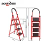 4 steps portable indoor folding aluminum stairs