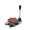 two levers control hydraulic main valve on garbage collector