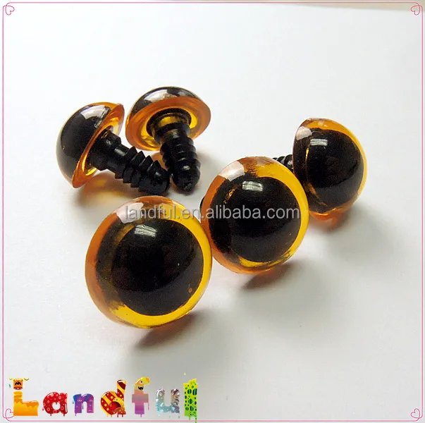 16mm Handicraft Toy Making Plastic Craft Eyes Orange Safety Eyes Buy 