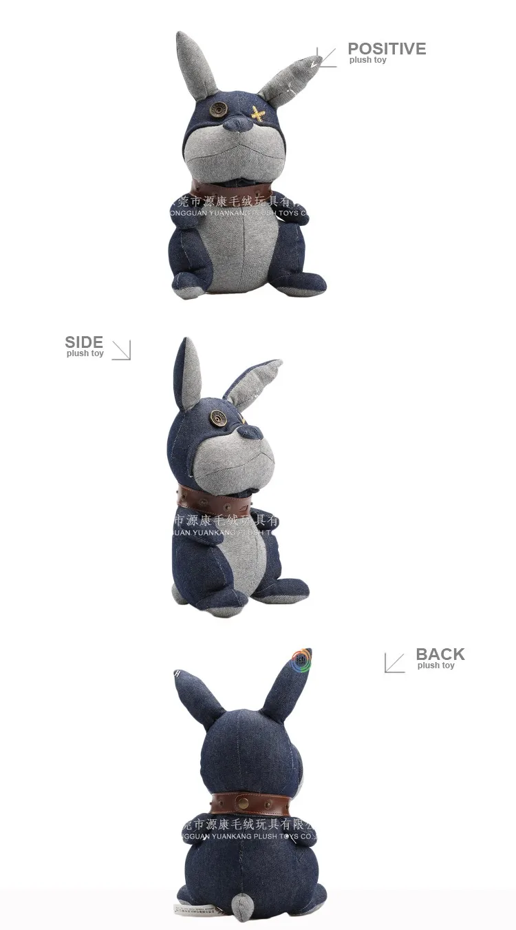 black stuffed bunny rabbit