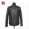 Factory free sample waterproof fashion bomber man winter leather jacket
