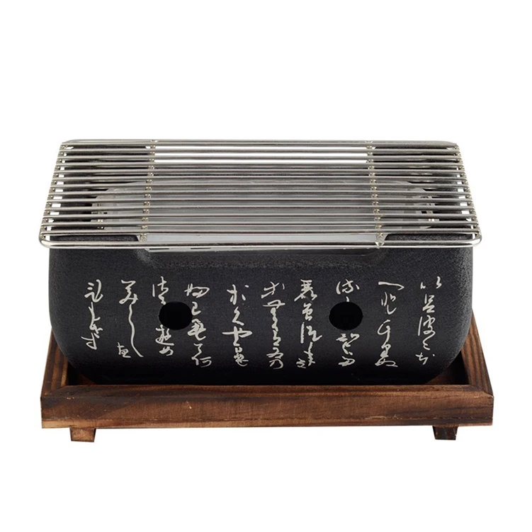 Factory Direct Japanese Rectangle Bbq Grill Table With Good Quality On ...