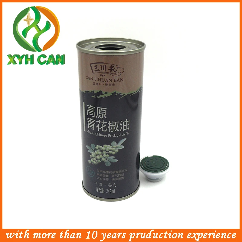 Food Grade Empty Square Metal Can For Canning Olive Oil 