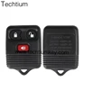 Good price 3 button remote key shell with red button for Ford Explorer 2 Taurus Ranger raptor Focus 2012