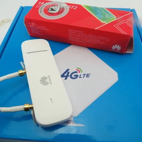 Разблокированный Huawei E3372 4G LTE USB ключ мобильный широкополосный  модем + 2X CRC9 4G антенна|lte usb dongle|usb dongleusb dongle antenna |  АлиЭкспресс
