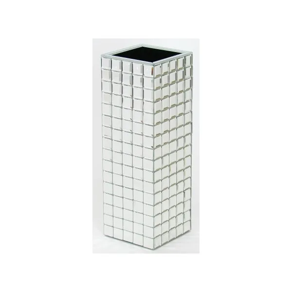 Modern Silver Cylinder Vases Mosaic Vase Cheap Tall Vases For Sale