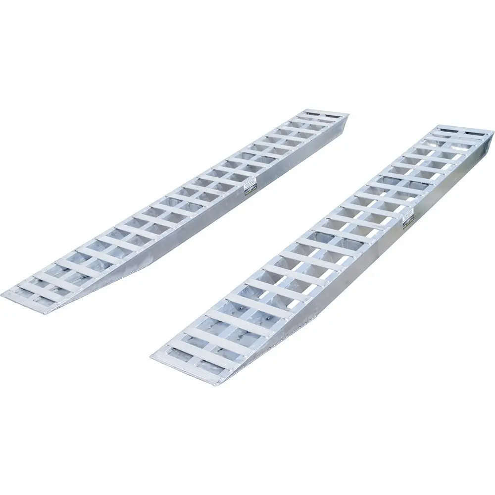 Discount Ramps 10' Aluminum 5,000 lb Car & Truck Loading Trailer Ramps with Pin-On Ends