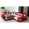 On sale multi color leather sofa, modern u shape sectional sofa