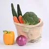 cotton mesh bag draw string bag for fruit and vegetable