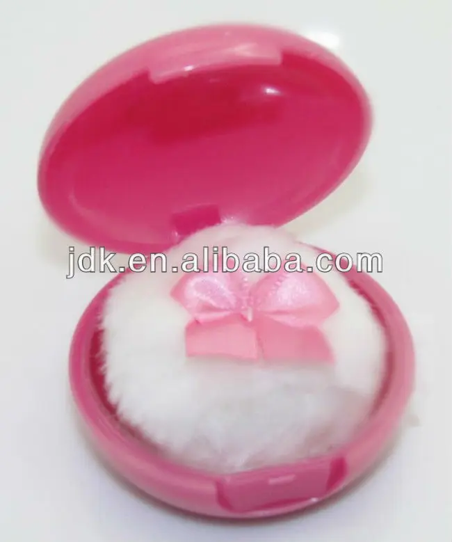 body powder puff with handle