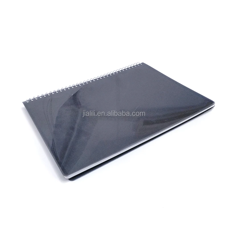 Colorful Clear Pp Hard Plastic Cover Spiral Notebook Buy Hard Plastic