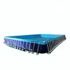 LANAO hot sale products swimming equipment PVC 15*10*1m metal frame pool metal frame swimming pool