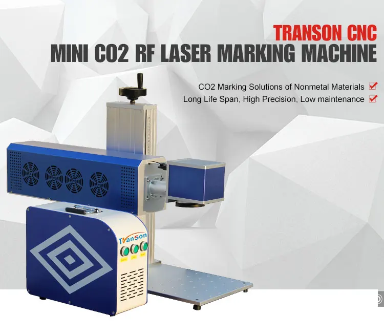 30W  CO2 RF Laser Marking Machine Mini Type