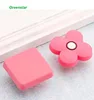 Low Price Colorful Zinc Alloy and PVC Handles and Pulls for Kid Furniture
