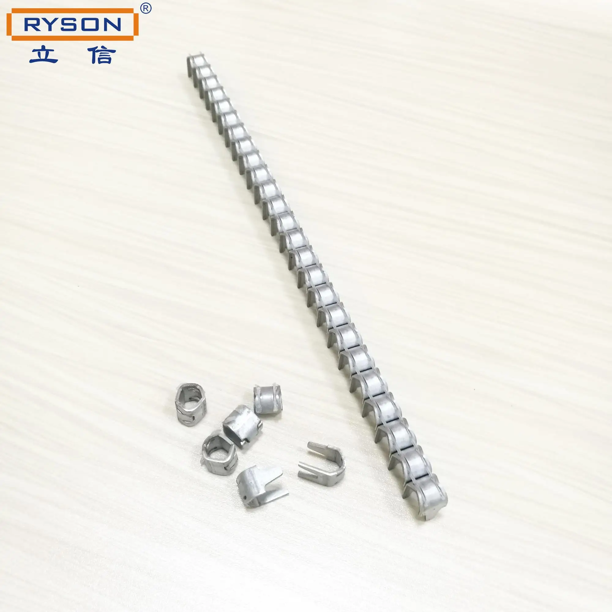 Hot Sale Pneumatic Razor Wire Clinch Clips - Buy Pneumatic Gabion Wall ...