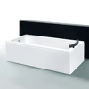 Rectangular corner bathtub